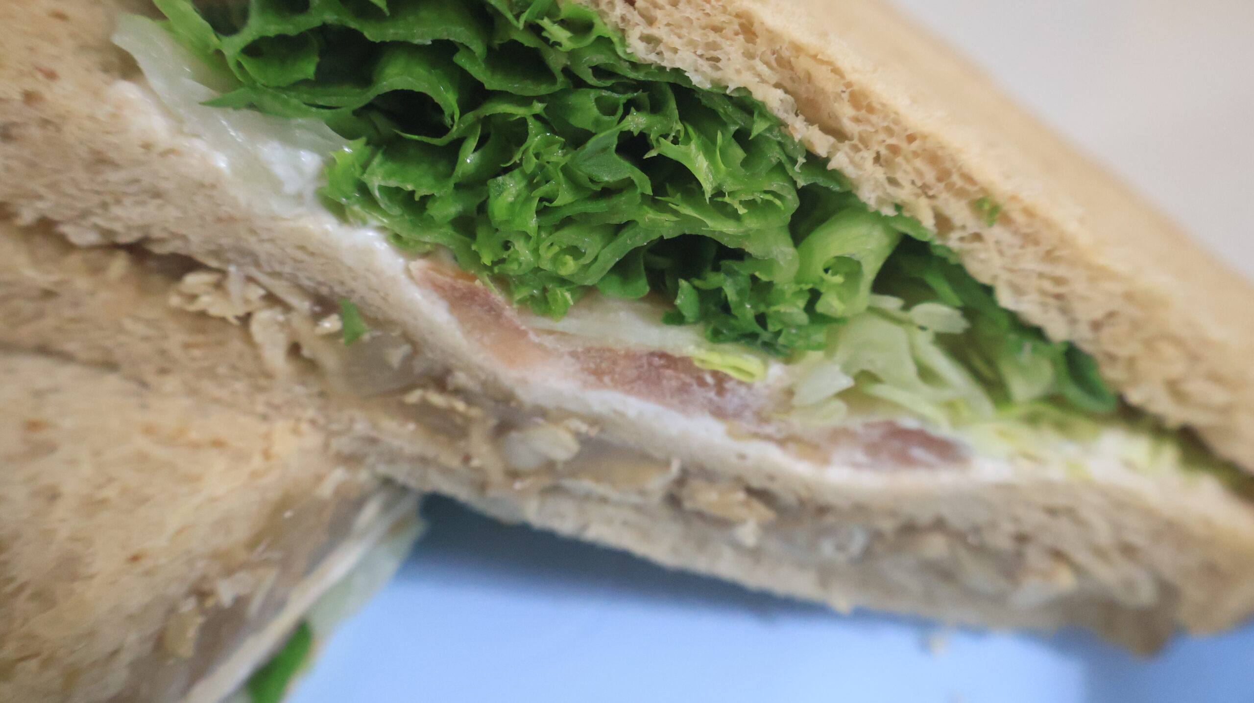 Sandwiches and prepared food at a Korean convenience store