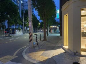 Evening street in Seongsu-dong, Seoul, the area behind most Seongsu popup stores