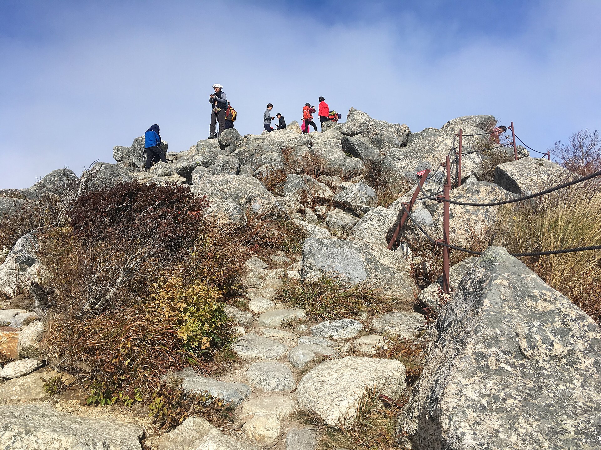 Daecheongbong, the highest peak of Seoraksan